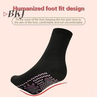 [KJ] 1 Đôi Tất Tự Làm Nóng Tourmaline Mùa Đông Ấm Áp Nhiệt Chăm Sóc Sức Khỏe Giảm Béo Tất Ngắn Từ Tính [Mới]