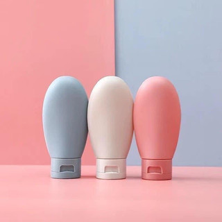 Set 3 lọ chiết mỹ phẩm, dầu gội, sữa tắm - tặng kèm túi zip