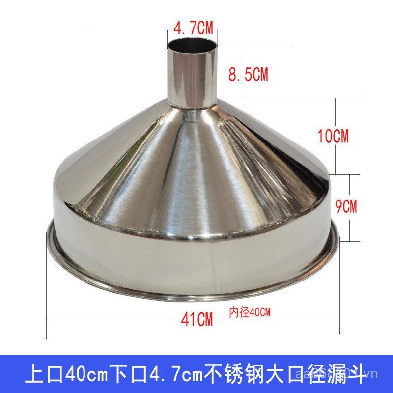 🌟Phễu thép không gỉ Đường kính lớn Tiếp nhiên liệu công nghiệp Đóng hộp Máy mài lớn Máy ép dầu Thành phần Xô Thương mại DMCQ