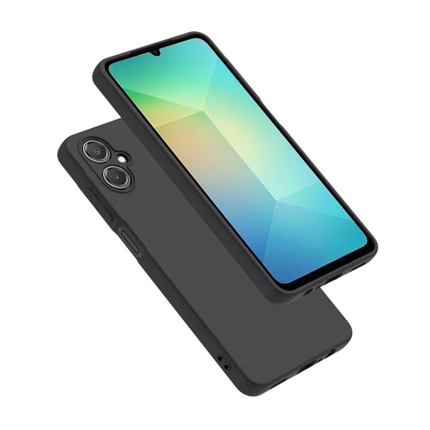 Dành Cho Samsung A06 5G Ốp điện thoại TPU Mềm Mỏng Đen Mờ Silicon Dành Cho Samsung Galaxy A06 5G SM-A066M Ốp điện thoại A 06 5G Ốp điện thoại