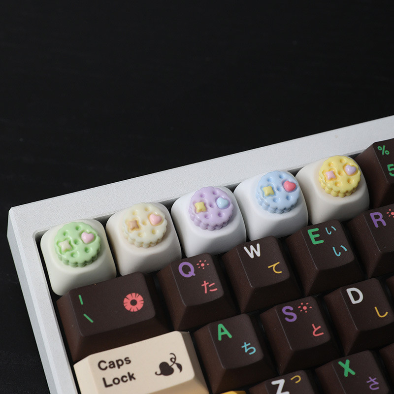 Keycap Bánh Quy Trái Tim Ngôi Sao Sweet Dessert Series | KCAP - World of keycaps