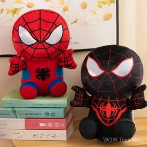 Hàng sẵn có Dark Spiderman Búp bê Anh hùng Đồ chơi sang trọng Gối ngủ Ragdoll Quà tặng sinh nhật cho trẻ em