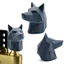 EDB * Vỏ bọc dây ô tô chịu thời tiết với tác phẩm nghệ thuật sói in 3D phổ biến Kích thước 50MM Xây dựng mạnh mẽ cho ô tô