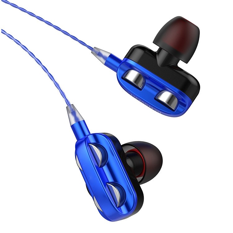 Tai nghe âm thanh nổi 3D Bass đục lỗ sâu cho tất cả các điện thoại thông minh Tai nghe nhét tai thể thao