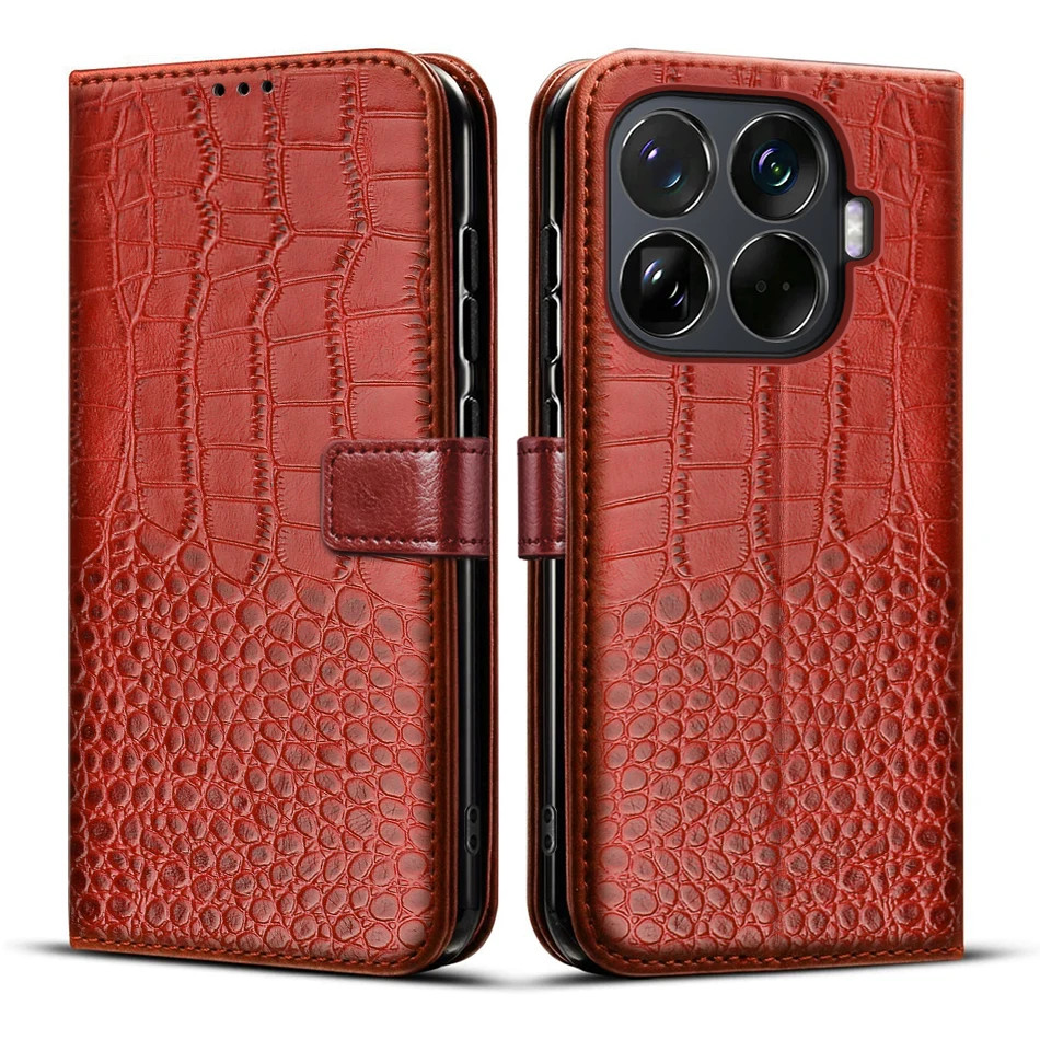 Ốp Điện Thoại Cho Xiaomi 15T / Xiaomi 15T Pro 5G Đựng Thẻ Từ Tính Lật Da Đứng Chống Sốc Xiaomi 15Tpro Ví Bảo Vệ