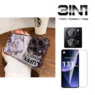 Ốp Lưng 3 in1 One Piece Cho OPPO K12X K9S K12 K12S K13 Turbo Vỏ Điện Thoại Mềm Chống Rơi Vỏ Bảo Vệ