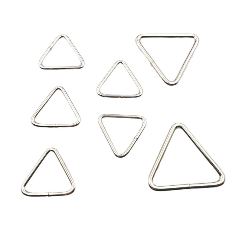 Kim Loại Tam Giác Vòng Khóa Sắt Mạ Niken 2-5cm Đa Đặc Điểm Khóa Tam Giác Chống Rỉ Leo Núi Bền102405102405