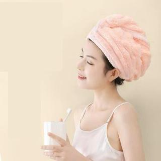 [Combo3] Mũ Quấn Tóc Lông Dệt Sóng Siêu Thấm Hút - Khăn Bông Ủ Quấn Tóc Nhanh Khô Hàng Nội Địa Trung Cao Cấp .