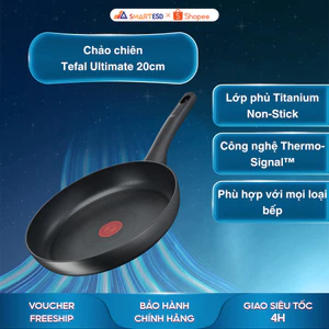 Chảo chiên Tefal Ultimate 20cm (G2680272) - Dùng mọi loại bếp - Bảo hành chính hãng 24 tháng