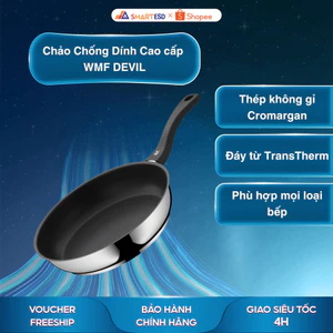 Chảo Chống Dính Cao cấp WMF DEVIL Size 20/24/28 CM, Đáy Từ 3 Lớp, Không Lồi Giữa - Hàng chính hãng