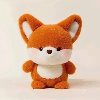 gấu bông cáo ngố dễ thương 100% sợi polyester mềm mại, từ 25cm-30cm