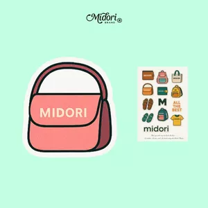 STICKER HỘP BÚT HỌC SINH XINH XẮN | MIDORI STUDIO