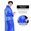 Áo mưa EVA dày bền cho người lớn Đi bộ đường dài ngoài trời Câu cá Du lịch Poncho chống thấm nước Unisex