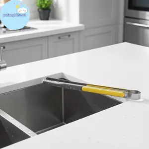 Pufangbliss Kẹp Thực Phẩm Bằng Thép Không Gỉ Dễ Dàng Cho Bít Tết Thịt Nướng Chống Trơn Trượt Và Thiết Kế Thiện Tiện Ích BBQ Tiện Ích VN