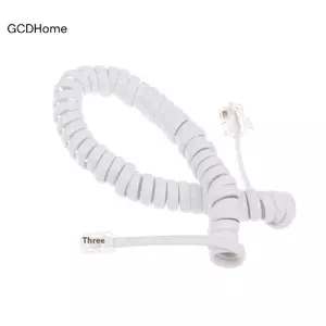 GCDHome Điện Thoại Thu Dòng Điện Thoại Tay Cầm Đường Điện Thoại Điện Thoại Thu Kết Nối Dây Lò Xo HOT