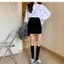 Mùa Thu Mới Retro Co Giãn Eo Cotton Nguyên Chất Chữ A Midi Corduroy Váy Nữ Hàng Ngày Dạo Phố Váy Mini Cho Nữ