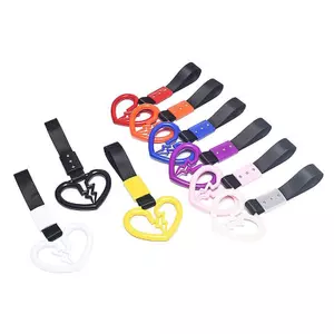 JDM Ring Tàu điện ngầm Nhật Bản Xe buýt Tay cầm ô tô Tay cầm trái tim tan vỡ dễ thương Dây đeo tay phía sau Vòng cảnh báo cản trước VN