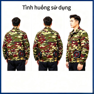 [COD] Quạt 12V 3 Cánh Màu Đỏ - Phụ Kiện Pin Áo Điều Hòa Các Loại