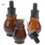 JULYHOT 10 / 20 / 30ml Chai nhỏ giọt thủy tinh màu nâu rỗng có tte cho Massivedeals