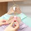 Cod 50pcs Mini quần áo móc áo cho tủ quần áo nối móc nhựa tủ quần áo Áo Extender Clips chủ tiết kiệm không gian