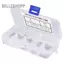 Belleshopp Bộ các loại đai ốc lục giác bằng thép không gỉ 304 - 140 chiếc Hex cho ốc vít xây dựng