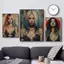 Retro Gothic Cô Gái Thời Trang Graffiti Phong Cách Poster Không Khung Tranh Canvas Trang Trí Tường