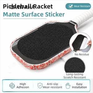 CATIYAHA 2 Miếng Dán Bề Mặt Mái Chèo Pickleball, Băng Bề Mặt Nhạt Mái Chèo Đa Năng Chống Trơn Trượt, Cải Thiện Tay Cầm Tăng Cường Xoay Mái Chèo Mặt Lớp Phủ Thực Hành