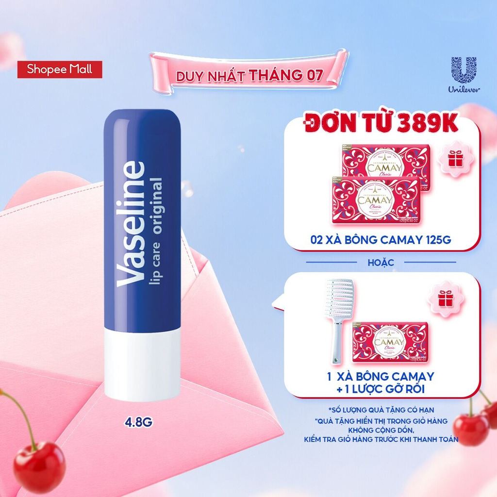 Son dưỡng Môi Mềm Mịn Vaseline Lip Care Stick 4.8g
