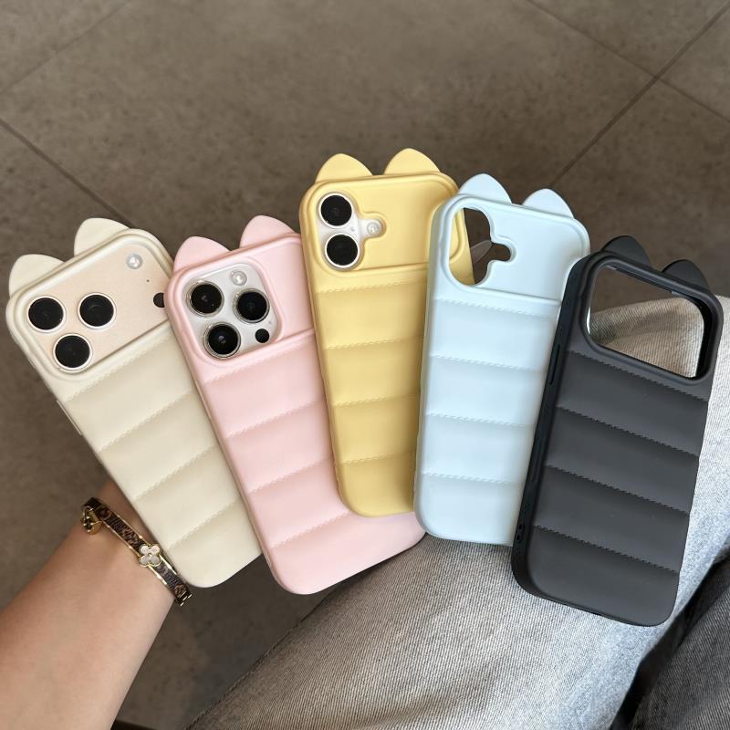 Ốp lưng Mèo Cầu May sáng tạo bảo vệ máy, dành cho iPhone 14/15/16ProMax17 mẫu mới 1213