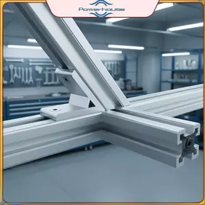 POWER 2 Miếng Lót Góc 45 Độ Cho 2020 3030 4040 4545 5050 6060 Khung Nhôm Phụ Kiện Kết Nối Mạnh Mẽ.