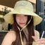 Mũ Xô Hoa Ngọt Ngào Mũ Chống Nắng Sinh Viên Đại Học Mùa Hè Ngoài Trời Vành Lớn Mũ Chống Nắng Tất Cả Trận Đấu Mặt Nhỏ