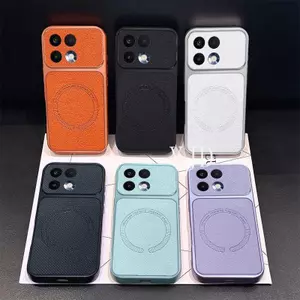 Ốp YJD Cho Realme 16T TPU Trơn Họa Tiết Da Từ Tính Thu Hút Vỏ Điện Thoại Chống Rơi