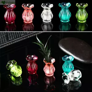 Nồi gốm Mini YOLOGO 1: 12 5 màu DIY Nhà búp bê Decora