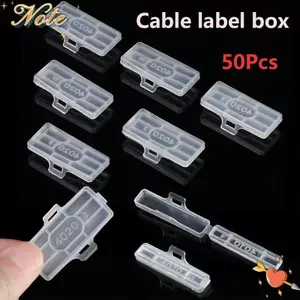 NOTE1 50 Thẻ Nhận Dạng Hữu Ích Dây Buộc Cáp Hiển Thị Dấu Hiệu Công Cụ Thẻ Hộp