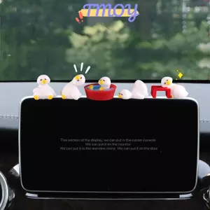 TMOY Sáng Tạo Trang Trí Ô Tô Ý Tưởng Mini Du Các Bức Tượng Thú Vui Nhộn Phụ Kiện Để Tăng Cường Bảng Điều Khiển TMOY