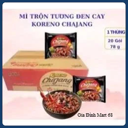 Mì Trộn Tương Đen Koreno Chajang 74Gam – Hương Vị Hàn Quốc Chuẩn Vị, Mì Dai Ngon