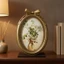 Khung Nhựa Mở Hình Bầu Dục Baroque Hình Bầu Dục Khung Trang Trí Cổ Điển Cũ Cho Phòng Khách, Lối Vào
