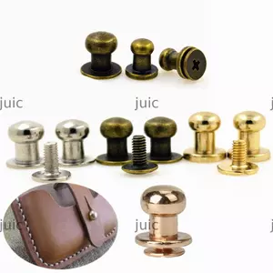 JUIC 10 Chiếc Đầu Monk Vít Vải DIY Nút Mũ Túi Quần Áo / Túi / Giày
