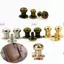 JUIC 10 Chiếc Đầu Monk Vít Vải DIY Nút Mũ Túi Quần Áo / Túi / Giày