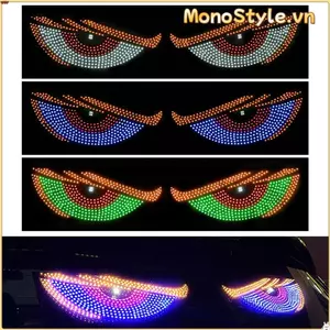 Đèn mắt quỷ năng động MONOSTYLE, Đèn mắt quỷ xe tải đa chế độ USB, Đèn linh hoạt sáng tạo Trang trí xe hơi