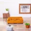 GE 1 Cái Tỉ Lệ 1: 30 Di Động Màu Nâu Floed Mô Hình Sofa Thu Nhỏ Cho Búp Bê Trang Trí Nhà Cửa Mini Phòng Khách Nội Thất Giả Vờ Chơi Đồ Chơi VN