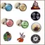 SQ11 Avatar The Last Airbender Hoạt Hình Thổ Cẩm Quà Tặng Cho Trẻ Em Anime Bộ Sưu Tập Aang Iroh Appa Trâm Cài Trang Trí Thời Trang