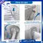 Móc giữ ống thoát nước bằng thép không gỉ, Kẹp ống bồn rửa tiện ích đa năng, Kẹp hướng dẫn ống bồn tắm giặt