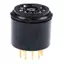 2x tấm vàng 9pin bakelite ống soet thử nghiệm tiết kiệm cho 12AX7 ECC83 5670 6DJ8