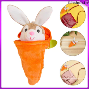 Mặt dây chuyền ba lô treo móc khóa Carrots Hide Bunny. Móc khóa phụ kiện