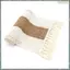 1 Chiếc Boho Table Runner Cream & Brown Farmhouse Table Runner Với Tua Rua Để Trang Trí Nhà