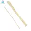 OFF WHITE Học Sinh Tắt Nhựa Trắng 8 Lỗ Máy Ghi Sáo Có Que Làm Sạch