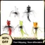 10 Chiếc Fly Fishing Poppers, Topwater Mồi Câu Cá Crappie Bluegill Panfish Cá Hồi Cá Rô Ruồi