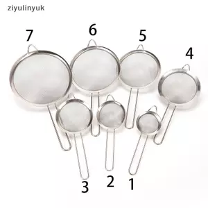 Ziyulinyuk Nhà Bếp Dây Thép Không Gỉ Lưới Mịn Lọc Dầu Bột Rây Lọc Sifter SàngNhà Bếp Dây Thép Không Gỉ Lưới Mịn Lọc Dầu Bột Lọc Sifter Sàng VN
