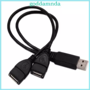 Cáp chia USB GODD USB 2 0 Nam đến Hai Cáp nối dài dữ liệu sạc USB Nữ